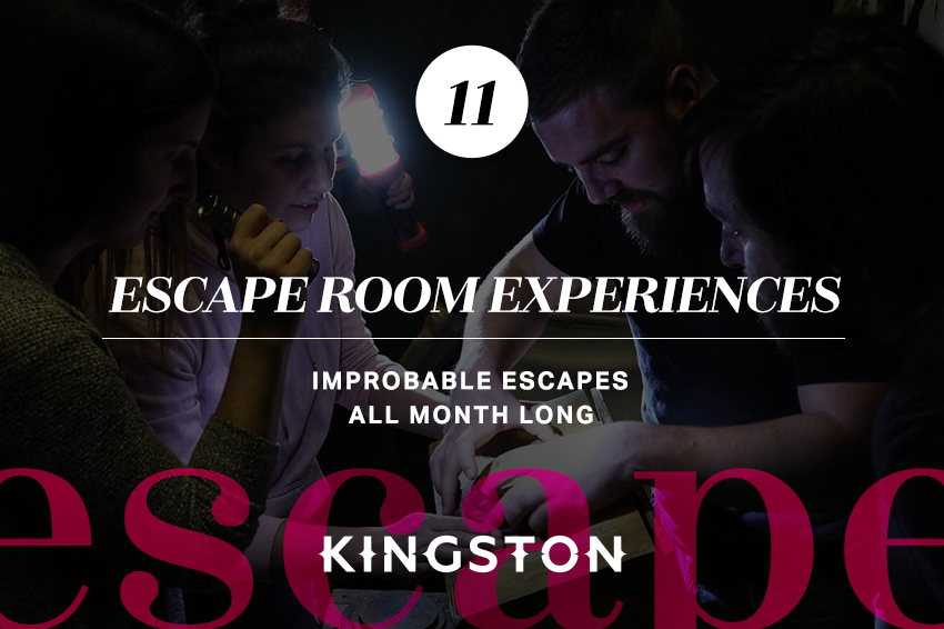 11. Escape room experiences Improbable Escapes All month long