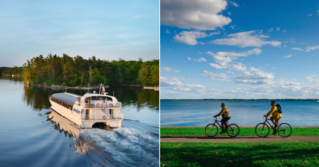 Kingston, Ontario is where the natural wonder of the 1000 Islands is revealed. Nestled along the shores of Lake Ontario and the St. Lawrence River, this archipelago of islands presents a world of nature to be explored.  