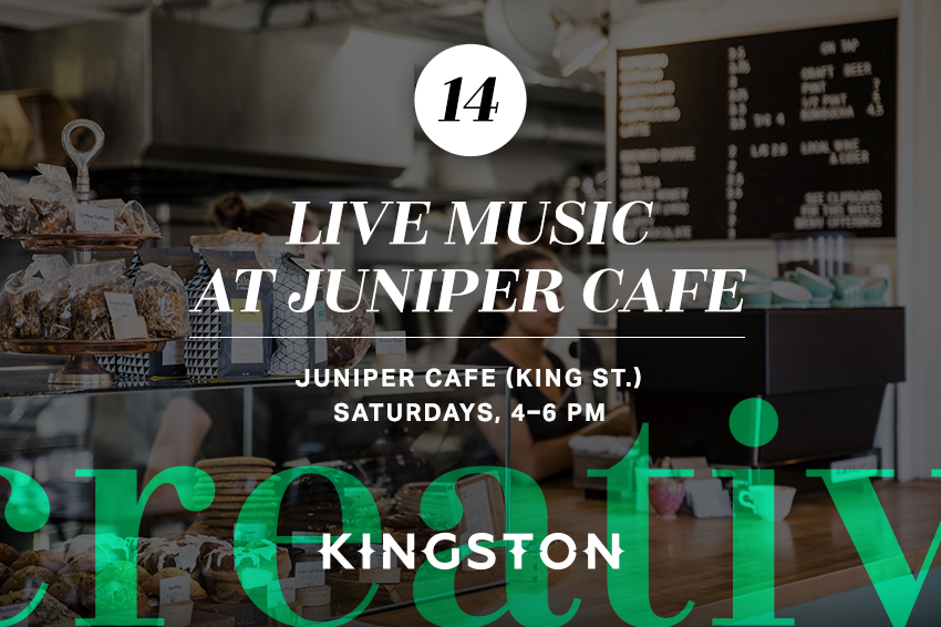 14. Live music at Juniper Cafe