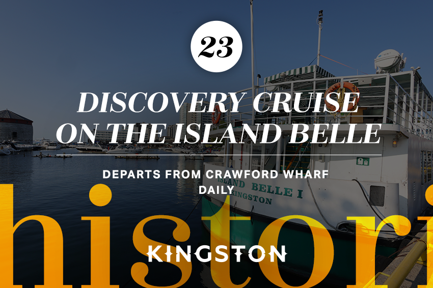 23. Discovery cruise on the Island Belle