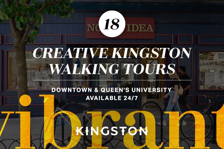 18. Creative Kingston Walking Tours