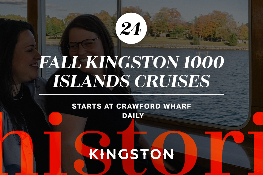 24. Fall Kingston 1000 Islands Cruises