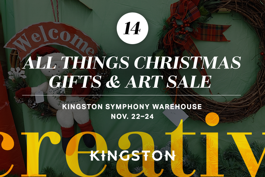 14. All Things Christmas gifts & art sale