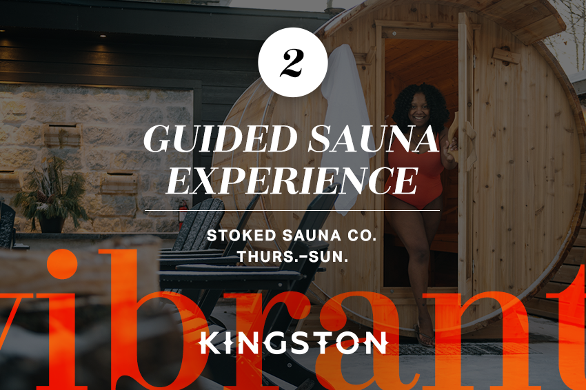 2. Guided sauna experience