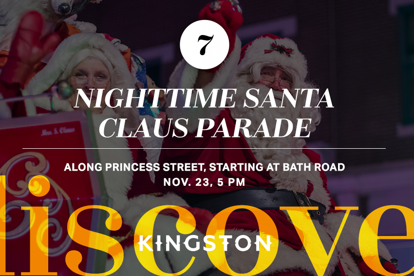 7. Nighttime Santa Claus parade