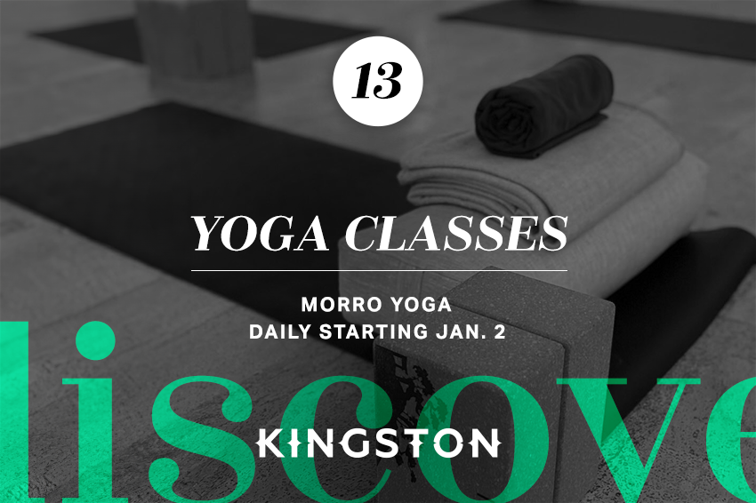 13. Yoga classes