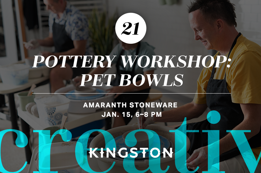 21. Pottery workshop: pet bowls