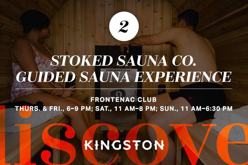 2. Stoked Sauna Co. guided sauna experience