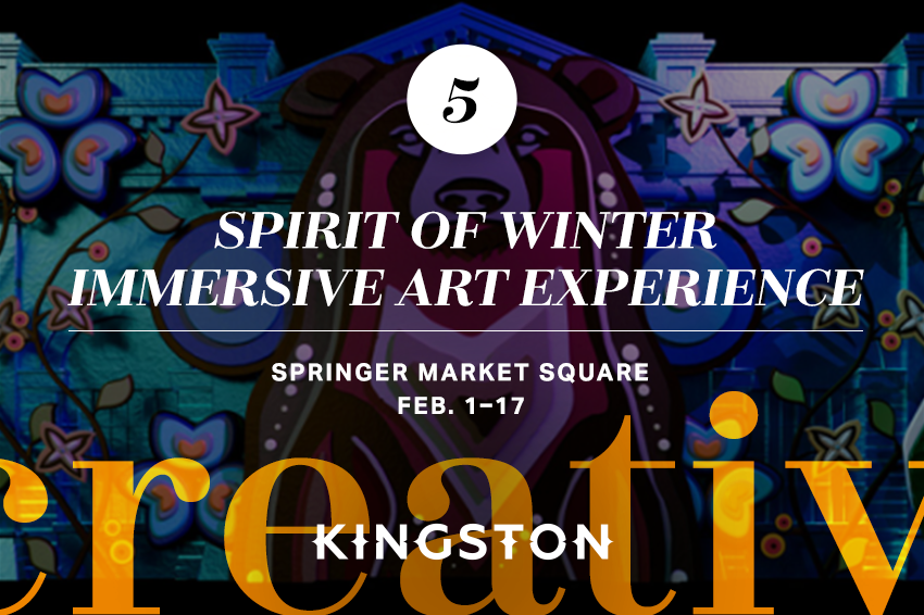 5. Spirit of Winter immersive art experience