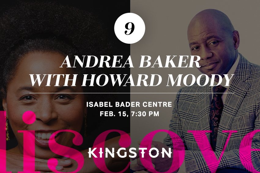 9. Andrea Baker with Howard Moody