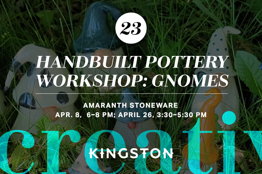 23. Handbuilt pottery workshop: gnomes