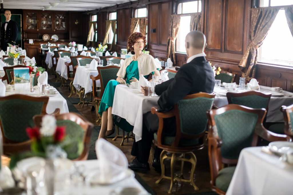 S.S. Keewatin dining room