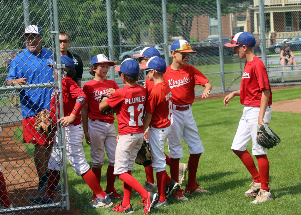 A team at the Canadian Little League Championships