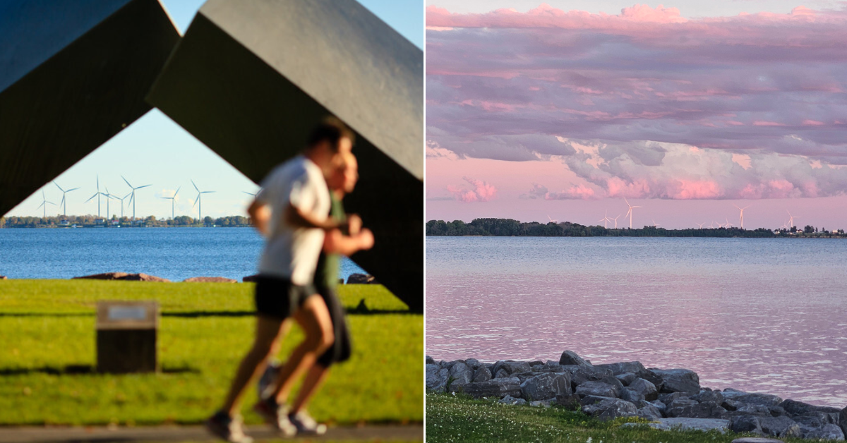 Run along the Kingston Waterfront and discover the city's nature and history.