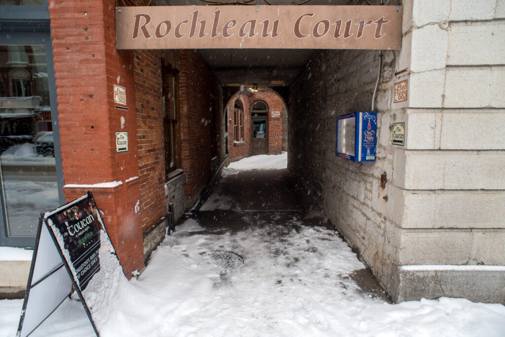 Rochleau Court entrance