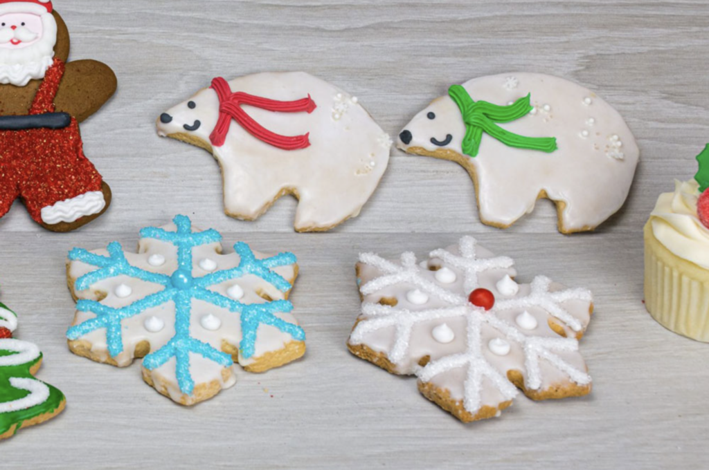 Ginger bread, cookies, and cupcakes from Card's Bakery