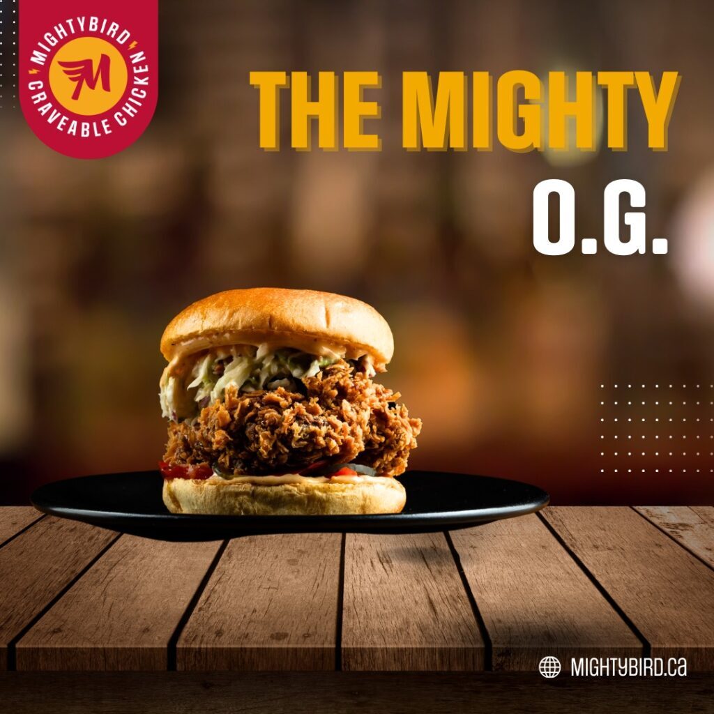 The Mighty O.G. chicken burger