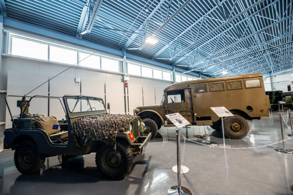 Military Communications Museum vehicle display